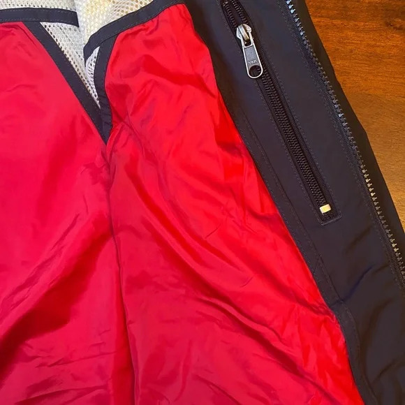 Men's L.L. BEAN Blue Full Zip Hooded Wind stopper Jacket Size L - Picture 7 of 13